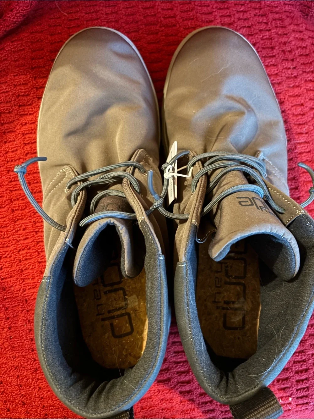 Hey Dude Men's Brown Chukka Boots with Tan Sole- NWT